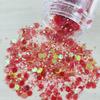 Maquiagem de palco de manicure transfronteiriça fluxo de cânhamo laser lantejoulas glitter misturado lantejoulas grandes maquiagem criativa para os olhos faça você mesmo frasco de 10ML