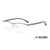 Estilo de Negocios Ligero, Monturas de Gafas de Aleación de Alta Calidad de Media Montura de Lujo de Gama Alta con Recubrimiento IP al Vacío, Soporta Lentes Graduados, Venta al por Mayor en Danyang