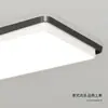 Luminária de Teto Italiana Normcore Sala de Estar Retangular Moderna Simples Luxo Acessível LED Espectro Completo Lâmpada de Proteção para os Olhos