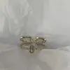 Anillo de Encaje Dorado Retro para Café para Mujer Diseño de Nicho Sensación de Alta Gama Lujo Ligero Exquisito Abierto Ajustable No se Desvanece Anillo para Dedo Índice