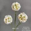 Flores Artificiais Brancas para Decoração de Casamento, Flores de Seda, Ornamentos de Flores Artificiais, Arte Floral Seca, Materiais de Rosa, Arranjo de Flores para Corredor, Arranjo de Parede e Chão