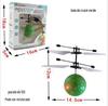 Indução de aeronaves luminosa suspensão de controle remoto helicóptero pequena fada indução avião bola de cristal brinquedo atacado