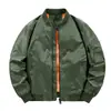 Chaqueta bomber Air Force MA1 de otoño e invierno, de fuente viva, [algodón extrafino], para hombre.