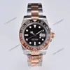 Rolex Série Datejust Submariner Mecânico Aço Inoxidável Luminoso À Prova D'água Modelos Verde e Preto Pulseira de Aço Relógio Masculino Comércio Exterior