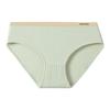 Ropa Interior de Algodón Puro 10A Antibacterial de Canalé Otoño e Invierno Clase A para Mujer, Alta Elasticidad, Cintura Media, Suavidad como una Nube, Calzones Triángulo al por Mayor