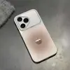 Funda degradado marrón de coco adecuada para iPhone 16 Pro Max y Apple 17, galvanizada para transformarse instantáneamente en una funda de teléfono de cuero