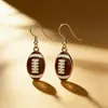 Pendientes Deportivos del Mundial de EE. UU., Canadá y México Pendientes Colgantes de Metal y Esmalte Baloncesto Fútbol Béisbol Accesorios Deportivos de Moda