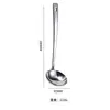 Colador con Forma de Corazón Acero Inoxidable 304 Cuchara para Sopa Espesada y Profundizada Cuchara de Cocina Cuchara con Mango Largo Cocina Casera Cuchara para Olla Caliente