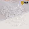 Fones de Ouvido de Silicone para Inserir no Ouvido DIY Tampões de Ouvido Transparentes Grandes Tampões de Ouvido Antiderrapantes Acessórios de Joalheria Materiais Brincos de Plástico Tampões de Ouvido
