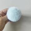 Bola de pelo artificial pequeña, venta al por mayor, bola de pelo de conejo rex de imitación, colgante de joyería DIY hecho a mano, zapatillas de piel de conejo de imitación, accesorios para sombreros.