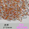 5A Vermelho Laranja Chanfrado Fundo Plano Zircônia Mini Diamante Enfeites, Lote Inteiro Brilhante Olho de Cavalo Unhas Usáveis DIY Nail Art Diamantes