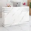 Directo de fábrica celebridad en línea cajero moderno simple recepción salón de uñas tienda de ropa escritorio de recepción recepción comercial