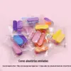 Kit de Limpeza e Cuidados para Unhas Artificiais Wearable Mini Bloco Esponja para Unhas Palito de Madeira Kit de Ferramentas para Manicure