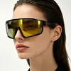 Gafas Deportivas Exteriores de Marco Grande Europeas y Americanas para Hombres y Mujeres, Gafas de Ciclismo de Moda para Montañismo, Gafas de Sol que Cambian de Color, Gafas de Sol Polarizadas