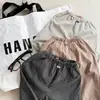 2026 Ropa de Verano para Niños Huzhou Zhili Conjunto de Verano Estilo Coreano para Niñas Pantalones de Lino y Algodón de Longitud 9/10 Pantalones Anti-Mosquitos
