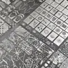 Herramientas para Arte de Uñas: Placas de Estampado, Transferencia de Encaje, Mariposa, Floral, Cuadros Franceses, Estampado de Leopardo, Fuegos Artificiales, Plantillas con Patrón del Año de la Serpiente