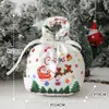 Saco de Embalagem de Maçã para Véspera de Natal, Saco de Presente Fruta da Paz, Sacola de Mão de Doces para Crianças, Novo Presente de 2025