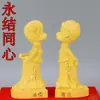 Regalo de Boda de Terciopelo Dorado para Recién Casados y Mejores Amigos, Muñeca Creativa, Adornos Prácticos de Aniversario