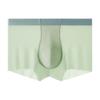 Roupa íntima masculina de seda gelada de verão fina 10A virilha antibacteriana calça boxer respirável sem marcação calça boxer com cordyceps