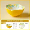 Taza de Té Kung Fu Pequeña Margarita Glaseado Amarillo Huevo Cerámica Flor Taza Juego de Té para el Hogar Taza de Maestro Color Bajo Esmalte Pintado a Mano Taza de Degustación