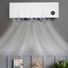 Ventilador de ventosa para parabrisas de aire acondicionado, guía, con gancho, universal, dirección del viento ajustable, salida de aire frío anti-soplado directo, dispersor de aire