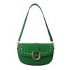 Bolso Pequeño de Remaches para Mujer Estilo Coreano Bolso Cuadrado Pequeño Simple y Moderno para Mujer Moda Verano 2024 Bolso Bandolera de Hombro Único Tendencia