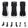 Nuevo Traje de Uniforme de Baloncesto Transpirable de Secado Rápido para Hombre con Número Estampado Uniforme de Juego de Verano para Jóvenes Camiseta de Entrenamiento Deportivo
