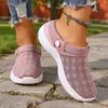 Pantuflas de Verano Transpirables para Mujer, Zapatos Perezosos Deslizables de Suela Suave, Zapatos de Mamá, Zapatos Casuales al por Mayor Transfronterizos, Zapatos Individuales