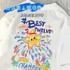 Uniformes personalizados para el día del deporte de clase, camisetas para estudiantes de primaria y secundaria, sexto grado, manga corta, algodón puro, graduación, firma manuscrita