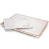 Plato Plano Rectangular de Melamina A5 Estilo Porcelana Creativa Japonés Comercial para Hot Pot Plato de Plástico Plato para Sushi Plato para Barbacoa Plato para Platos Fríos