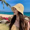 Sombrero de Cubo Calado para Niños Estilo Coreano Verano Transpirable Combinable Muestra la Cara Pequeño Sombrero para el Sol Estudiante Compras y Viajes Sombrero de Pescador