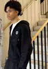Conjunto Esportivo Unissex de Moda de Rua Hip-Hop com Zíper, Caimento Solto, Novo, Transfronteiriço Europeu e Americano