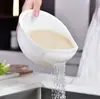 Cesta de Frutas y Verduras Lavadora de Arroz Colador de Arroz Cesta Escurridora Suministros de Cocina Multifuncional para el Hogar Recipiente Engrosado para Lavar Arroz Lavado de Verduras de Plástico