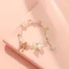 Explosiones Super Hada Bosque Cristal Luna Pulsera Femenina Diseño de Nicho Estudiante Joker Color Dulce Pulsera de Novia