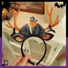 Diademas de Halloween transfronterizas para eventos divertidos, sesiones de fotos, accesorios de cosplay de disfraces, sombreros brillantes, gafas, diademas y pinzas para el cabello