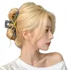 Elegante Pinza para el Cabello Floral con Lazo para Mujer, Nuevo Estilo de Alta Gama 2026, Pinza de Tiburón Completa para Recogido en la Parte Trasera de la Cabeza