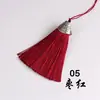 Chapéu Boca de Peixe 8cm Borla Artesanal Saco de Festival do Barco-Dragão Bolsa de Fragrância Pingente para Roupa Acessório de Leque Borla Pendurada Pequena Borla