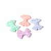Lazo de amor de estrella de cinco puntas bañado en color acrílico AB, cuentas sueltas de forma especial, collar de cuentas para bricolaje, horquilla, material de cuentas