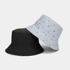 Sombrero de lavabo de doble cara con patrón de ancla, nuevo modelo 2023, moderno, para hombre y mujer, protección solar al aire libre, sombrero de viaje, sombrero de pescador combinable