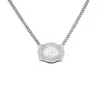 Collar Colgante Transfronterizo Europeo y Americano Primavera Nuevo Colgante Inicial Letra 26 Textura en Relieve Colgante Personalizado Accesorios Elegantes
