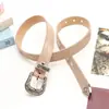 Cinturón de aleación tallada de tres piezas para mujer, de alta resistencia, transfronterizo, versátil, para jeans, estilo retro, con patrón de piedra para mujer