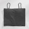 Puro algodão listrado Camisole Mulheres de uma peça Coaster Tube Top Hot Girl Bottoming Inner Wear Outer Wear Thin Belt Beautiful Back Top