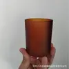 Copo de Vidro para Vela Amazon Porta-Vela de Aromaterapia Recipiente Vazio DIY Tampa de Madeira Copo de Vidro Vela de Aromaterapia Sem Chama Garrafa Vazia