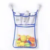 Bolsa de Pendurar Brinquedos de Banho Infantil, Bolsa de Armazenamento de Banheiro com Animais Fofos, Bolsa de Rede Absorvente de Água com Ventosa, Bolsa para Itens Diversos Domésticos