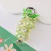 Chaveiro Pingente Criativo Transparente de Acrílico em Forma de Cacho de Uva Corrente de Celular de Uva de Cristal Fresco Pequeno Presente Venda por Atacado
