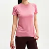 Camiseta de Lã Merino de Secagem Rápida, Antibacteriana e Amiga da Pele, para Caminhada ao Ar Livre, Fitness, Casual, Versátil, Gola Redonda, Manga Curta Esportiva Feminina