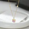 Cadena para Clavícula Elegante con Baño de Oro Real y Circonitas Microincrustadas para Mujer, Collar de Gatito con Diseño Único, Exquisita Cadena de Cuello Versátil