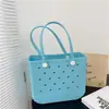 Bolsa de fitness para natação cesta de impressão bolsa de praia eva bolsa resistente à água e ao desgaste bolsa de mão feminina bolsa de ombro