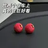 Novo Estilo Seguro Maçã Fruta Simulação Decoração de Carro Ornamento Fofo para Decoração de Painel de Carro Acessório para Pendurar