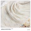 Ouro e prata de seda longa flor de corte chiffon enrugado fio de metal tecido de poliéster DIY tecido de costura feito à mão primavera e verão saia respirável